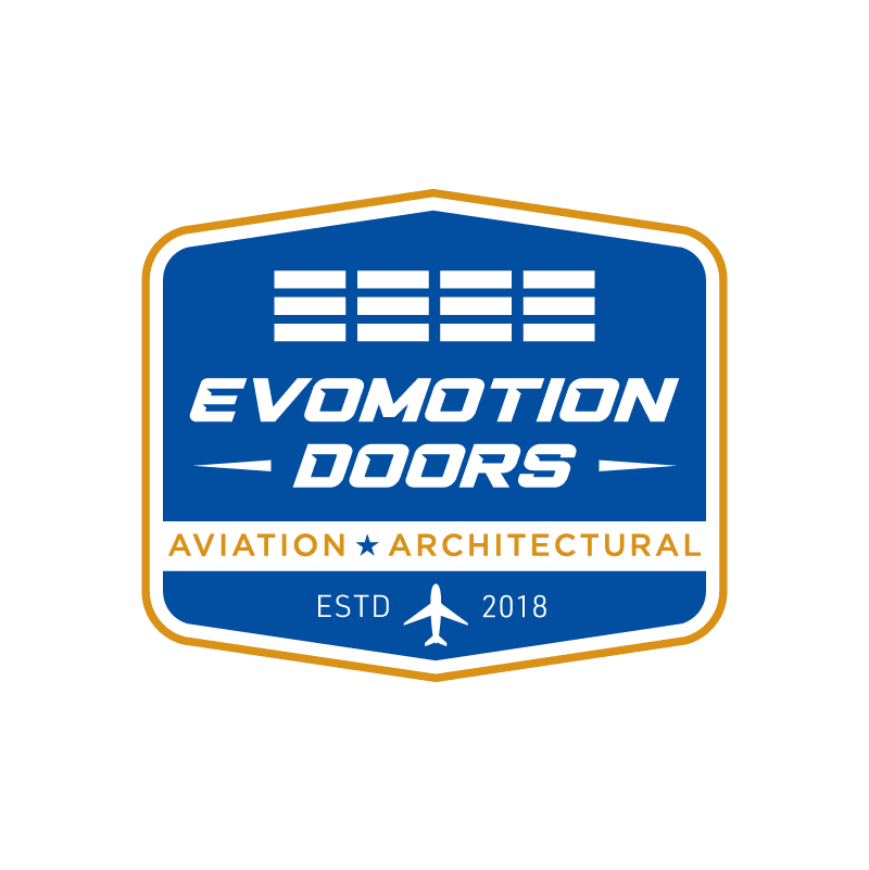 Evomotion Doors Logo Designed by MS Design Graphics.