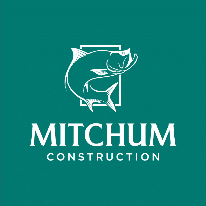 Mitchum Construction Logo Designed by MS Design Graphics.
